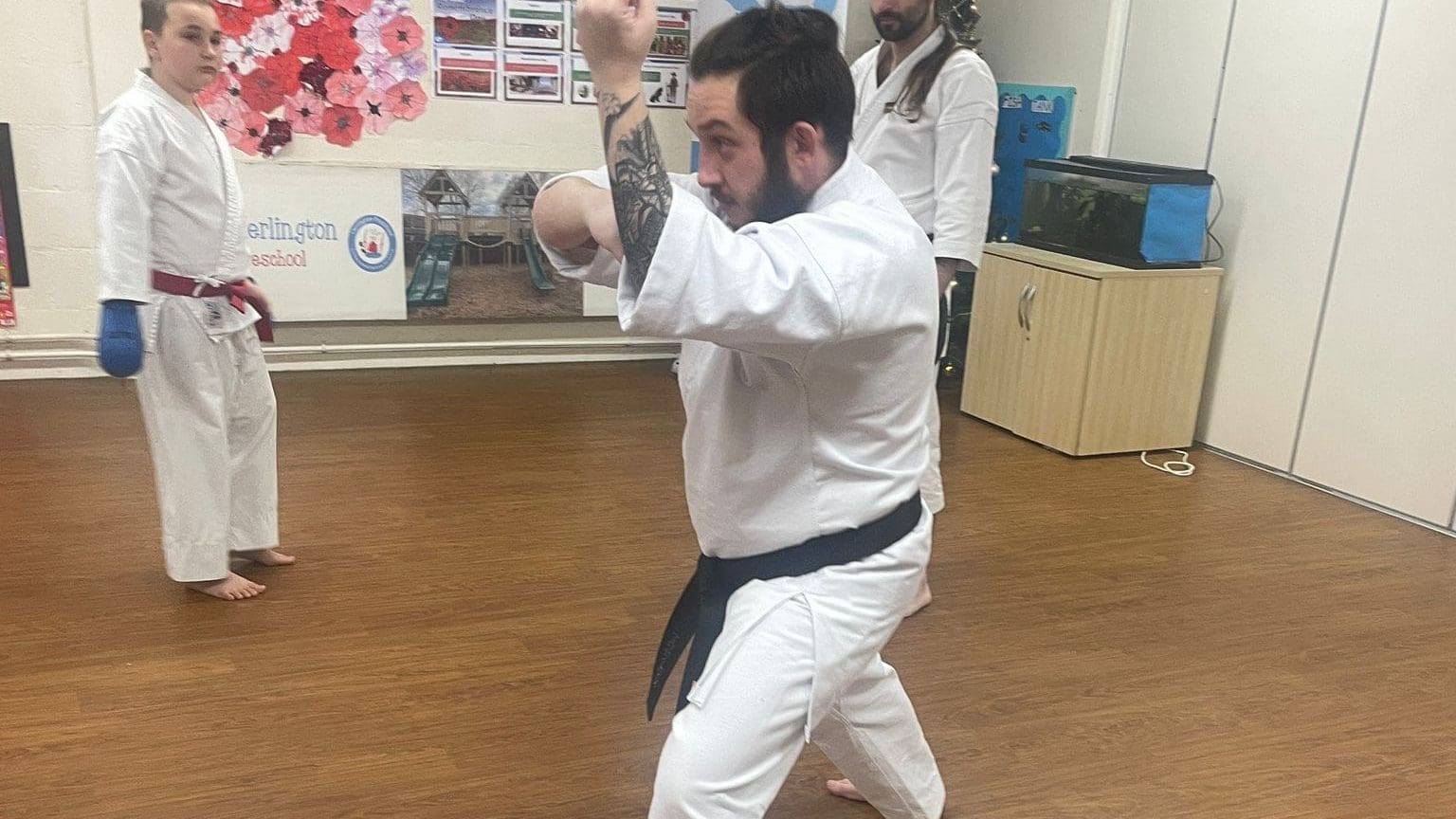 Sensei Matt Johnson combining traditional and freestyle Karate in Peterborough