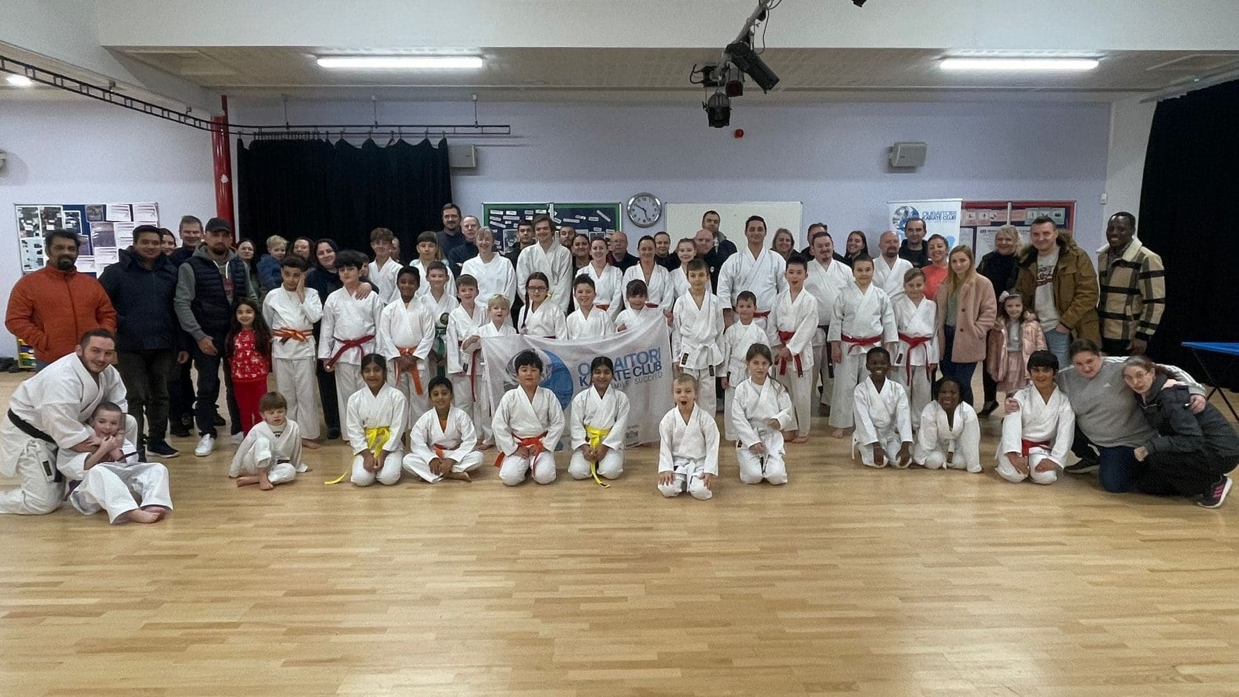 Peterborough Grading where martial artists achieve their new belts